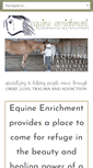 Mobile Screenshot of equineenrichment.com